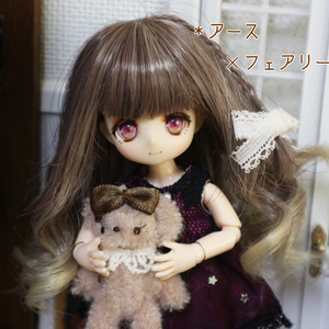 うさぎ男の子　オビツ11　ピコニーモ　アンティーク風ベージュ系 Amazon | オビツ11 OB11 サイズ衣装 オビツドール 11cmボディ用