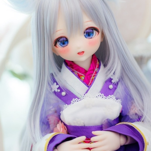 狐耳&狐しっぽセット/DD*SD*MDD*DDP*DDS*MSD*40～60cmドールさん