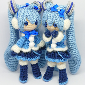 初音ミクあみぐるみ（レース糸ver.）【エアボーマス 6/7 11：30