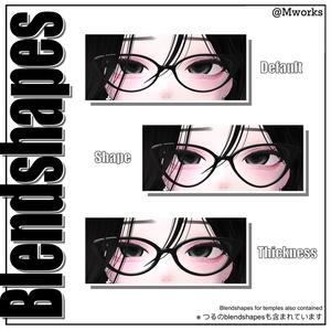 【無料/Free】 猫目メガネ Catish Glasses 缩略图 3