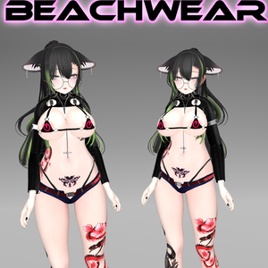 【桔梗】💜Cyber Beachwear💜