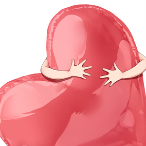 顔ハメ　ハート抱っこおさなご　お手々