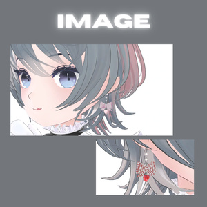 ゆらゆらパール×チェックリボン×ハートピアス 缩略图 3