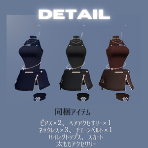 【2WAY】ワンピース×水着【コーディネートセット】 缩略图 5