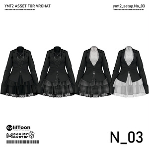 【VRC衣装】 N03 【7 AVATAR】 缩略图 4