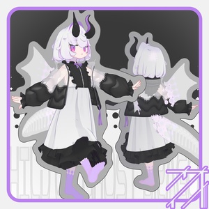【オリジナル3Dモデル】レプル -Leplu- 【VRChat】 缩略图 2