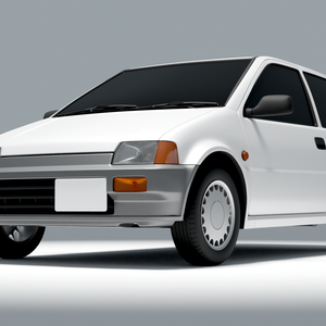 【無料3Dモデル】タウン（1986年のコンパクトカー）