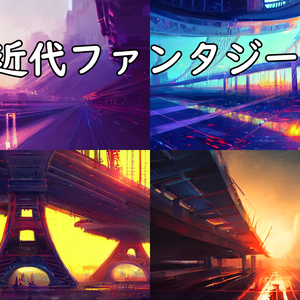 背景素材　近代ファンタジー