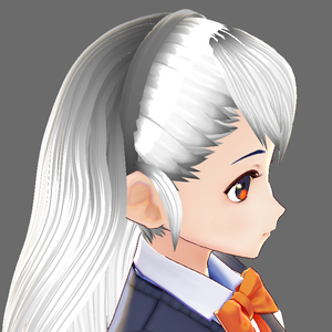 [VROID] White clone's hair preset with bone TOG character