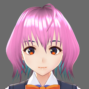 [VROID] 2 Yumemi Riamu's hair presets with bone TOG character