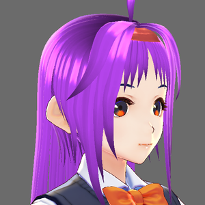 [VROID] Konno yuki's hair preset with bone