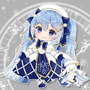 【完売・ありがとうございました！】雪ミク2021・時計ちゃんアクスタ