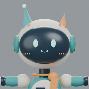 KOMA｜小さなロボットの配信マスコット・3色セット【VRM 0.x】