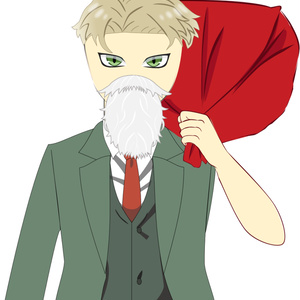 Santa Beard and Sack Vtuber Asset