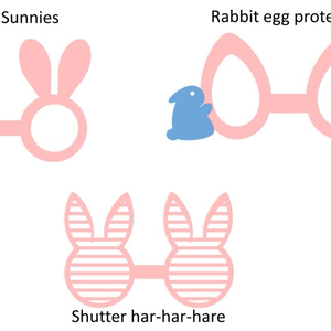 Bunny Glasses | Easter  Assets