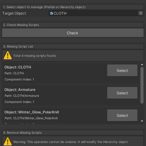 [無料] Missing Script deleter 缩略图 2
