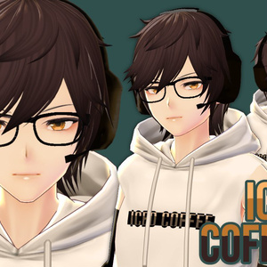 【VROID】男性用髪型のプリセット1894 | Iced Coffee (Men hair preset 1894) | VRoid Studio Official & Beta 0.41 OK