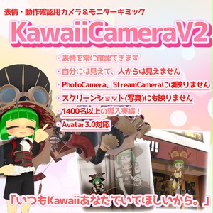 表情＆動作確認用カメラモニター「KawaiiCameraV2」