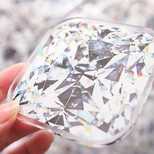 Cushion cut  DIAMOND 複製原画アクリルコースター💎