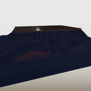 VRChat向けオリジナル3Dモデル「長こたつ」 缩略图 2