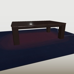 VRChat向けオリジナル3Dモデル「長こたつ」 缩略图 3