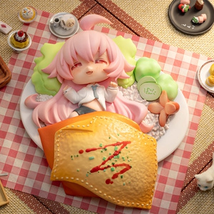 【ワンフェス限定品】小鳥遊ホシノ スイーツタイムver. 小鳥遊ホシノ～スイーツタイム ver』ガレージキット - momostudio - BOOTH