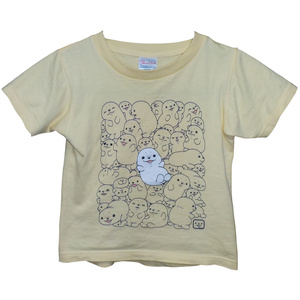 オリジナルアザラシTシャツ(110cm　イエロー）