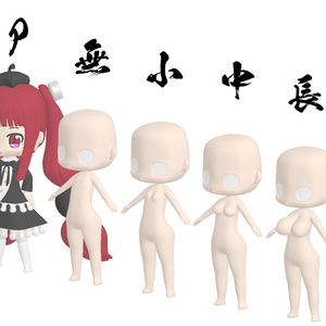 Pちゃん出力用データ＋編集用素体達