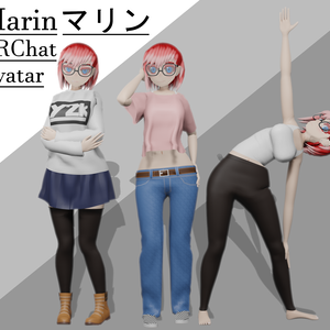 Marin マリン 3D Model (VRChat Avatar)