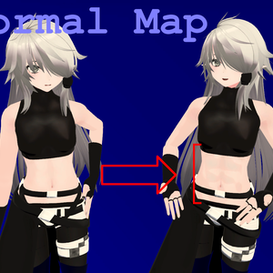 セルラタ -Serrulata- abs Normal Map