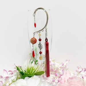 ☆蓄光懐中時計☆天体魔法使いの月の満ち欠け(蓄光オルゴナイトフロー