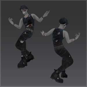 【改変用マテリアルセット】Halloweenセット　加須谷（ゾンビ）・荒洲（死者の日） 缩略图 6