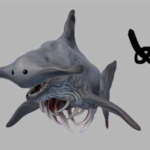 【オリジナル3Dモデル】GluttonShark 缩略图 4