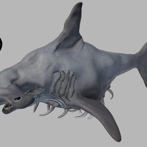 【オリジナル3Dモデル】GluttonShark 缩略图 6
