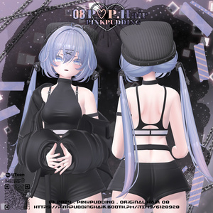 【7アバター対応】 P♡P.Hair 08 【VRChat用ヘアモデル】 缩略图 12