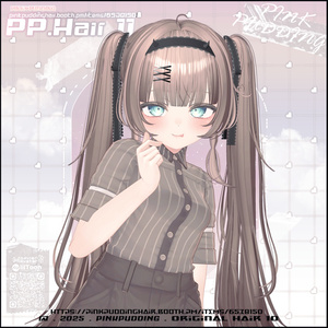 【7アバター対応】 𝐏♡𝐏.𝐇𝐚𝐢𝐫 𝟏𝟏 【VRChat用ヘアモデル】 缩略图 11