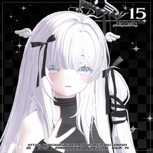 【9アバター対応】 𝐏♡𝐏.𝐇𝐚𝐢𝐫 𝟏𝟓 【VRChat用ヘアモデル】 缩略图 18