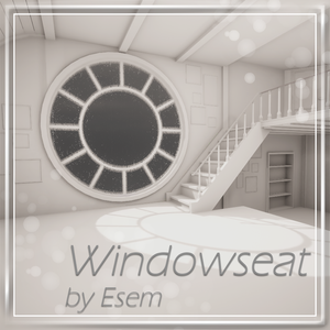 【VRC向けワールド想定】 Windowseat（ウィンドウシート）
