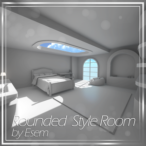 【VRC向けワールド想定】 Rounded Room