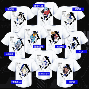 【VRChat想定】META=KNOT 2024 in AKASAKA BLITZ　アバター用アーティストコラボTシャツ