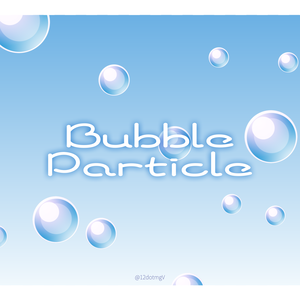 【映像/背景素材】Bubble particle