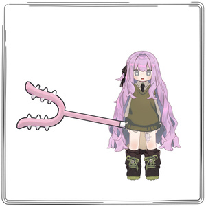 【VRC】ちいさくてかわいい武器【さすまた】 缩略图 3