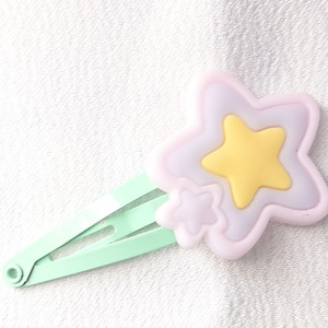 マジカルスターヘアピン★ミント パッチンどめ 