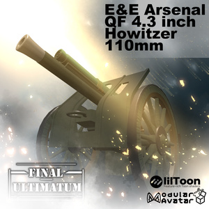 [MA対応]EEA QF 4.3 inch howitzer[ギミック搭載]