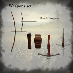 ～The Chosen Warriors～　12th Knight Armor and Weaponry SET [男性アバター+　6アバター対応] 缩略图 5