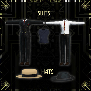 ～The Gatz-1920～　1920s double-breasted suit  [男性アバター+　8アバター対応] 缩略图 2