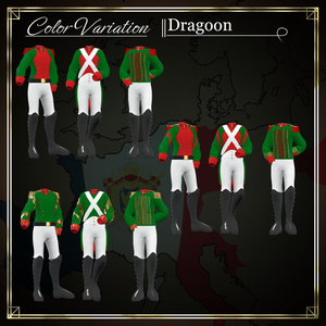 ～La Grande Armée ～　19th French Army Costume & Weapons set [12アバター対応] 缩略图 7