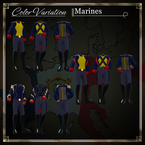 ～La Grande Armée ～　19th French Army Costume & Weapons set [12アバター対応] 缩略图 9