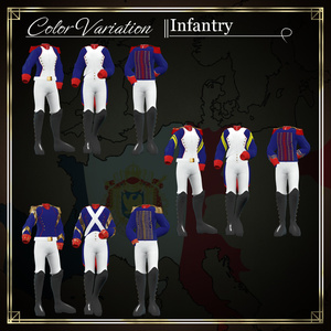 ～La Grande Armée ～　19th French Army Costume & Weapons set [12アバター対応] 缩略图 6