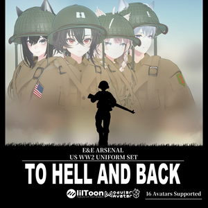 ～To Hell And Back～　WW2 US Army Costume set [16アバター対応]